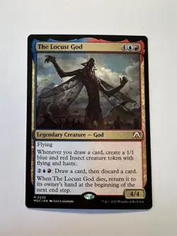 The Locust God - MTG March of the Machine: Commander - NM - Image 1