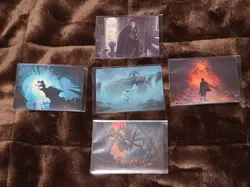MTG "LOTR" Art Series x5 Shelob Child of Ungoliant/Gollum Patient Waiter/Grima S - Image 1