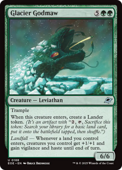 Glacier Godmaw - 188 - Edge of Eternities- Near Mint - MTG - Image 1