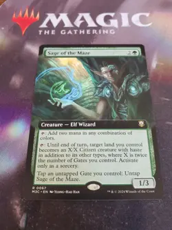 MTG. Sage of the Maze. Borderless. Modern Horizons 3. Pack Fresh - Image 1