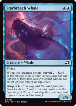 Starbreach Whale - 77 - Edge of Eternities- Near Mint - MTG - Image 1