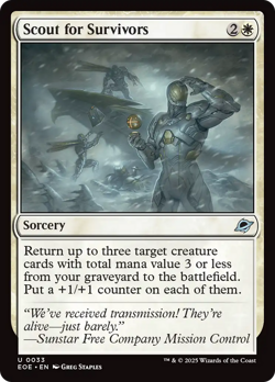 Scout for Survivors - 33 - Edge of Eternities- Near Mint - MTG - Image 1