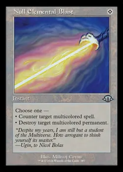 Null Elemental Blast 387 Retro Frame Foil Modern Horizons 3 MTG Near Mint - Image 1