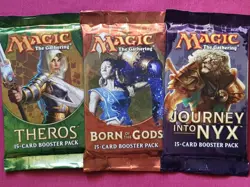 Magic The Gathering THEROS BLOCK Booster Packs BORN OF GODS JOURNEY INTO NYX new - Image 1