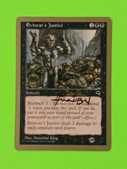 Evincar's Justice - 1999 Tokyo World Championship - Signed by Hannibal King - Image 1