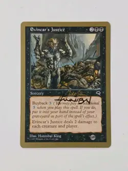 Evincar's Justice - 1999 Tokyo World Championship - Signed by Hannibal King - Image 2