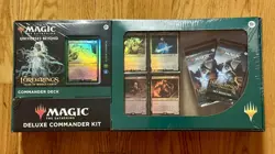 Magic The Gathering Deluxe Commander Deck Kit LOTR Elven Council - Image 1