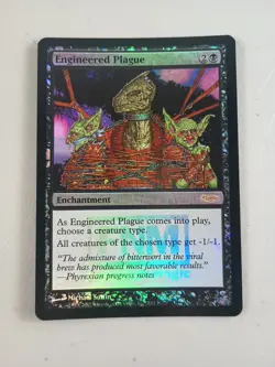 Magic the Gathering Engineered Plague Foil FNM NM MTG - Image 1