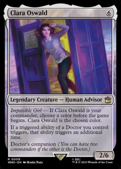 MTG - Clara Oswald [Doctor Who] Foil - Image 1