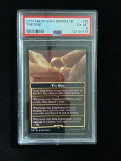 2023 Magic the Gathering MTG EN H #13 The Ring Tempts You PSA 6 -TJ68 - Image 1