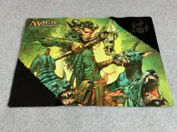 2007 Magic The Gathering Official Morningtide Wolf-Skull Shaman Playmat 19X14 - Image 1