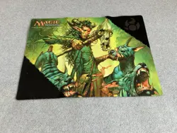 2007 Magic The Gathering Official Morningtide Wolf-Skull Shaman Playmat 19X14 - Image 2