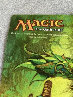2007 Magic The Gathering Official Morningtide Wolf-Skull Shaman Playmat 19X14 - Image 3