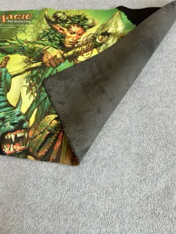 2007 Magic The Gathering Official Morningtide Wolf-Skull Shaman Playmat 19X14 - Image 4