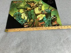 2007 Magic The Gathering Official Morningtide Wolf-Skull Shaman Playmat 19X14 - Image 5