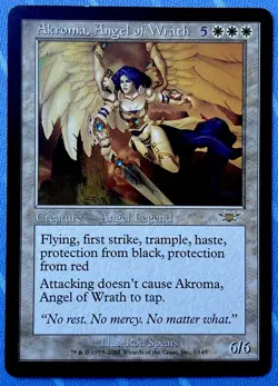 Akroma, Angel of Wrath 1/145 Legions - Magic The Gathering 2003 - Image 1