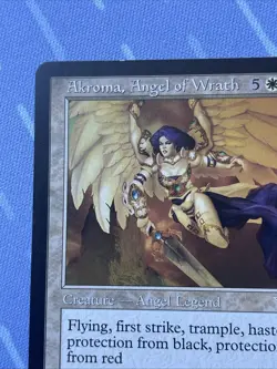 Akroma, Angel of Wrath 1/145 Legions - Magic The Gathering 2003 - Image 3