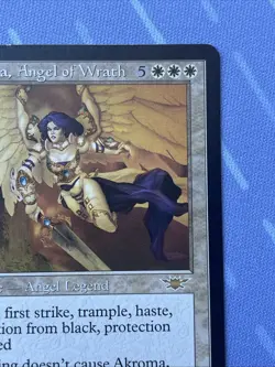 Akroma, Angel of Wrath 1/145 Legions - Magic The Gathering 2003 - Image 4