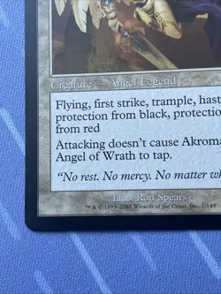Akroma, Angel of Wrath 1/145 Legions - Magic The Gathering 2003 - Image 5
