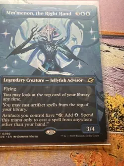 MTG # 0290 Mm'menon, the Right Hand - Triumphant Showcase (EOE) - Image 1
