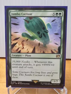 MTG Jumbo Cactuar #191 MTG Final Fantasy - Image 1