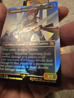 Lightning, Army of One (0400) (Borderless) Final Fantasy Foil - Image 3