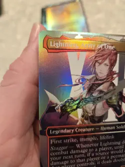 Lightning, Army of One (0400) (Borderless) Final Fantasy Foil - Image 4