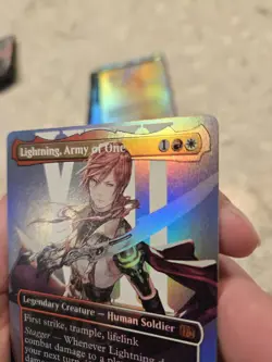 Lightning, Army of One (0400) (Borderless) Final Fantasy Foil - Image 5