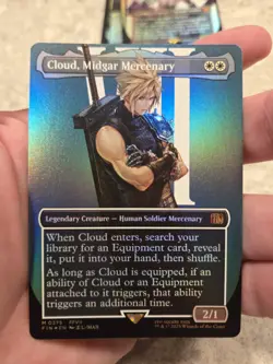 Cloud, Midgar Mercenary (Borderless) Final Fantasy Foil - Image 2