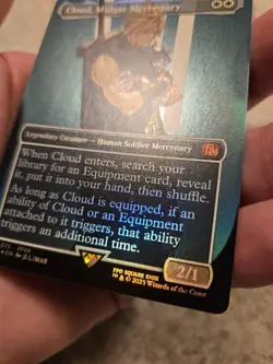 Cloud, Midgar Mercenary (Borderless) Final Fantasy Foil - Image 4