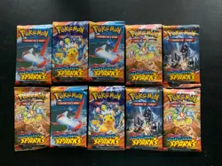 Pokemon TCG Scarlet & Violet Surging Sparks Sealed Booster Pack Lot of 10 #5 - Image 1
