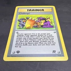 Pokemon 1st Edition Team Rocket Challenge! 74/82 NS1 - Image 3