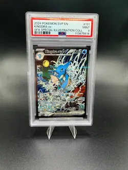 2024 POKEMON SVP EN-SV BLACK STAR PROMO #131 KINGDRA EX PSA 9 - Image 1