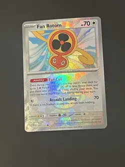 Fan Rotom NM 085/131 Sv: Prismatic Evolutions Pokemon TCG Pokeball Holo - Image 1