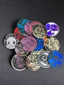 Pokemon TCG Jumbo Flipping Coins Lot Charizard Blastoise Dragapult Venusaur - Image 1