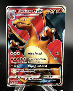 Pokemon TCG Charizard GX SM60 Sun & Moon Promos Holo Full Art LP/NM - Image 1