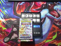VERY HEAVY! GOD PACKUUU 22.56g Prismatic Evolutions Pokemon TCG Booster (SEALED) - Image 1