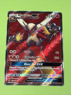 Pokemon Blaziken GX - 153/168 - Full Art Ultra Rare Sun & Moon Celestial Storm - Image 1