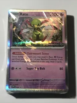 Xatu 059 Paradox Rift Pokemon Pre Release 40 card Star Promo Sealed Deck - Image 1