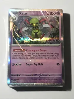 Xatu 059 Paradox Rift Pokemon Pre Release 40 card Star Promo Sealed Deck - Image 2
