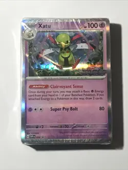Xatu 059 Paradox Rift Pokemon Pre Release 40 card Star Promo Sealed Deck - Image 3