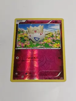 Togepi 43/108 LP Reverse Holo Roaring Skies Discontinued Fairy Type Pokemon Card - Image 1