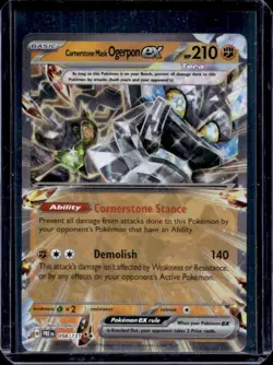2025 Pokemon SV Prismatic Evolutions Cornerstone Mask Ogerpon ex #058/131 - Image 1
