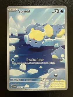 2024 Pokemon Surging Sparks SPHEAL Illustration Rare 199/191 Fresh NM (A) - Image 1