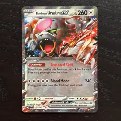 Bloodmoon Ursaluna 141/167 Pokemon Twilight Masquerade SV Double Rare Holo NM - Image 1