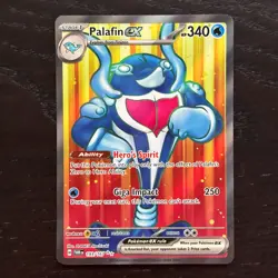 Palafin ex 193/167 Pokemon Twilight Masquerade SV Full Art Ultra Rare Holo NM - Image 1