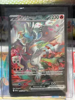Reshiram ex - 166/086 - Pokemon White Flare Special Illustration NM or BETTER - Image 4