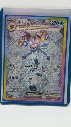 Pokemon TCG Glaceon EX Prismatic Evolutions 150/131 Special Illustration Rare - Image 1