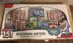 Pokemon Scarlet & Violet 151 Blooming Waters Premium Collection Box Sealed - Image 1
