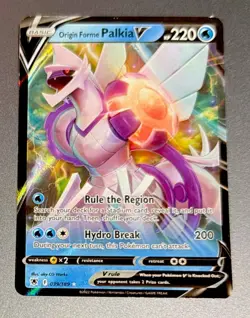 Pokemon 2022 World Championships Origin Forme Palkia V 039/189 NM - Image 1